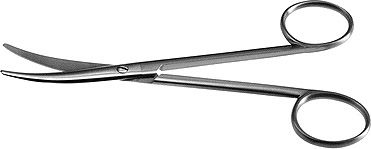 STORZ Enucleation Scissors Curved Medium